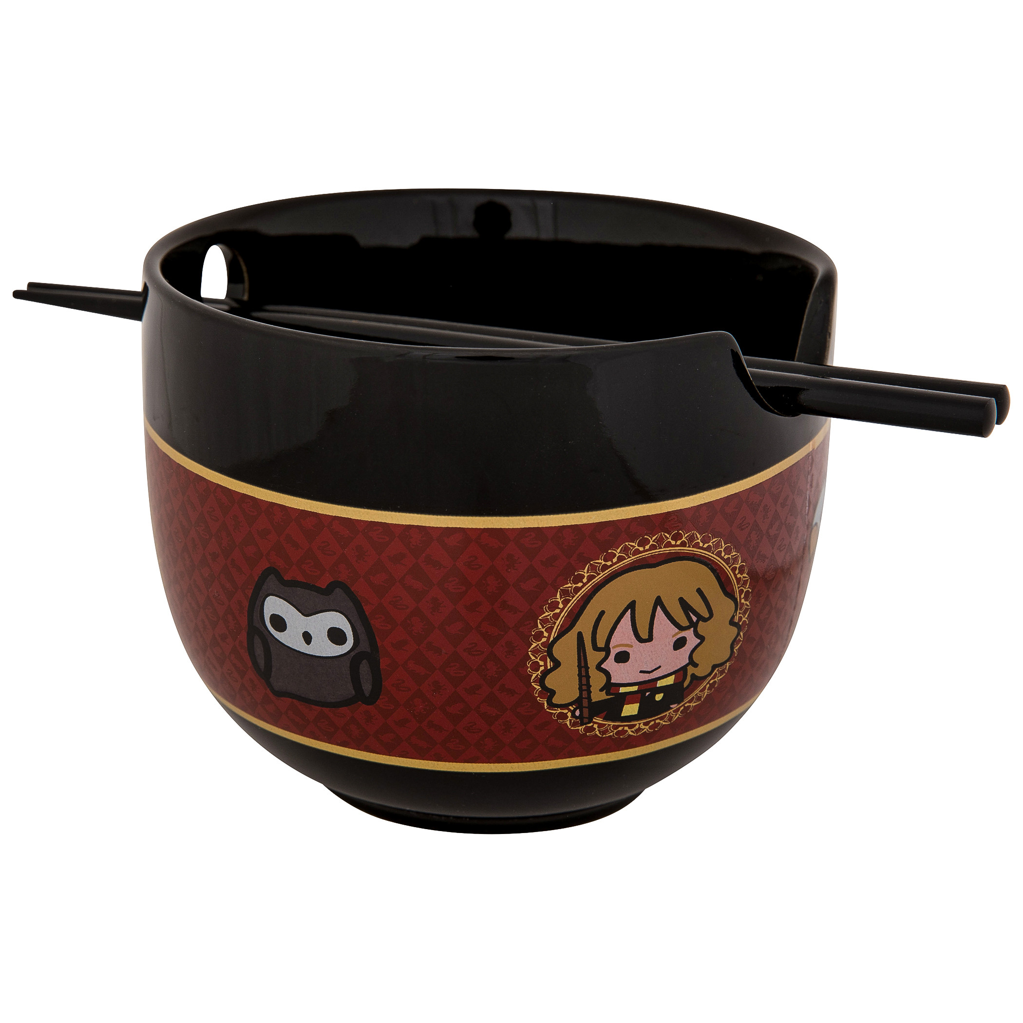 Harry Potter Chibi Characters Ramen Bowl with Chopsticks and Spoon